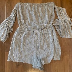 American eagle striped romper